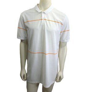 NIKE DRY PIQUE‎ OPEN GOLF POLO SHIRT WHITE  SIZE XL